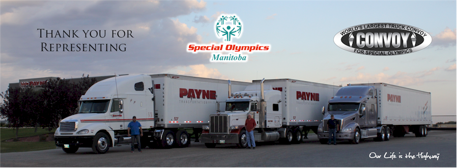 Payne Transportation LP Supports 2013 Special Olympics & World's Largest Truck Convoy